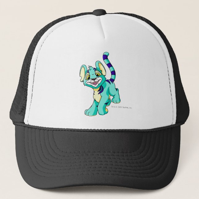 Kougra Blau Truckerkappe (Vorderseite)