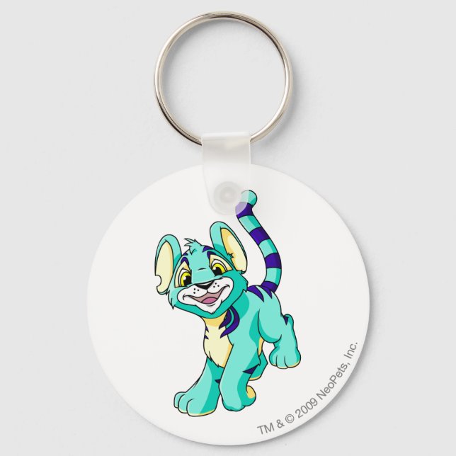 Kougra Blue Schlüsselanhänger (Vorderseite)