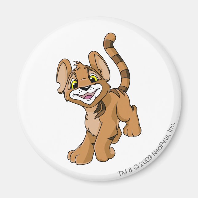 Kougra Brown Magnet (Vorne)