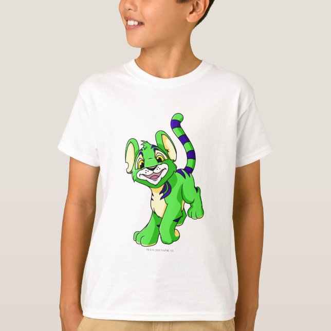 Kougra Green T-Shirt (Vorderseite)