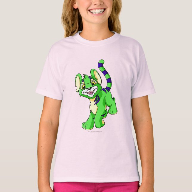 Kougra Green T-Shirt (Vorderseite)