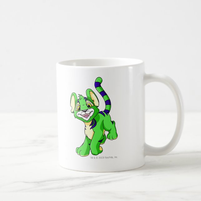 Kougra Grün Kaffeetasse (Rechts)