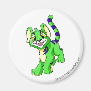 Kougra Grün Magnet