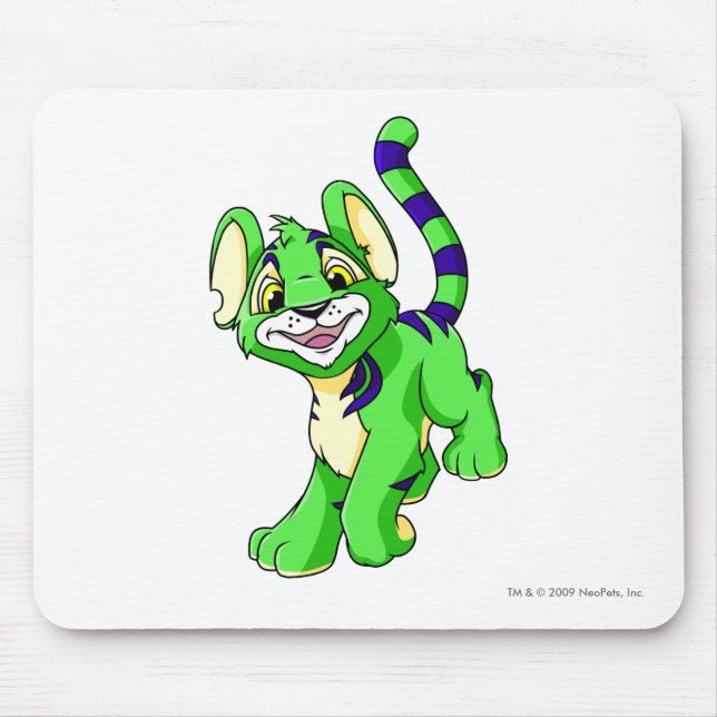 Kougra Grün Mousepad (Vorne)