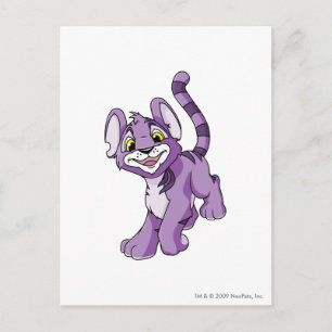Kougra Lila Postkarte