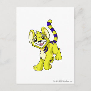 Kougra Yellow Postkarte
