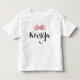 Koukla griechisches Mädchen-Shirt Kleinkind T-shirt (Vorderseite)
