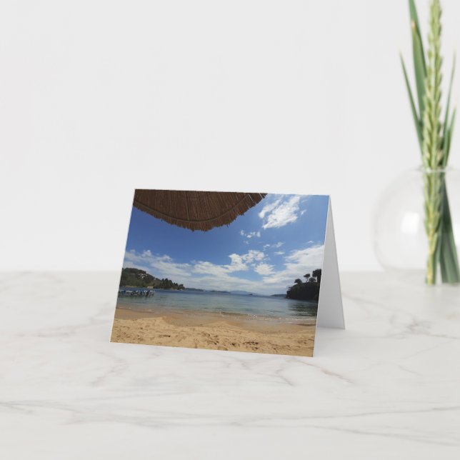 Koukounaries Beach, Skiathos. Leer. Karte (Vorderseite)