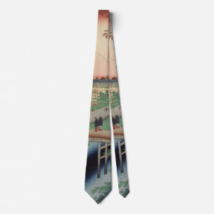 Koume-Deich Vintage Ukiyo-e japanische Kunst Krawatte