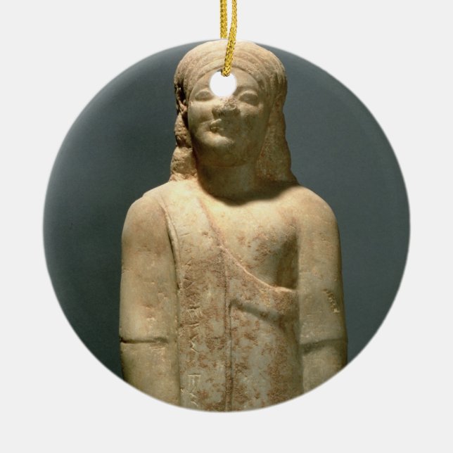Kouros Dionysermos, Grieche, veralteter Zeitraum, Keramik Ornament (Vorne)
