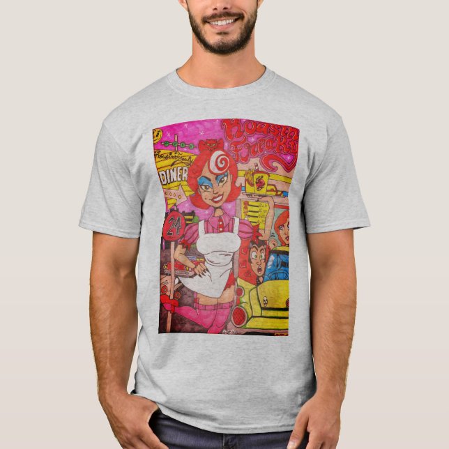 Kousin Freaky Diner T-Shirt (Vorderseite)