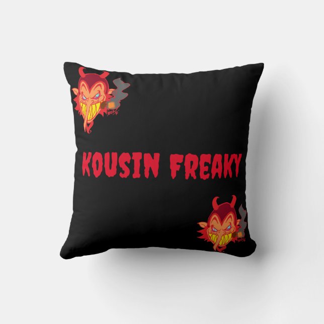 Kousin Freaky Kissen (Rückseite)