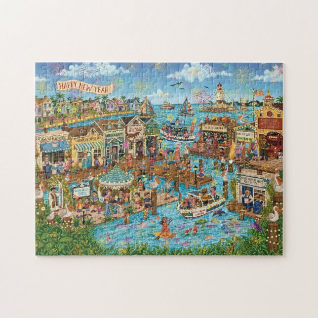 Kouta Kerplop Keys Neujahrstag Puzzle (Horizontal)