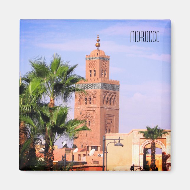 Koutoubia-Moschee Magnet (Vorne)