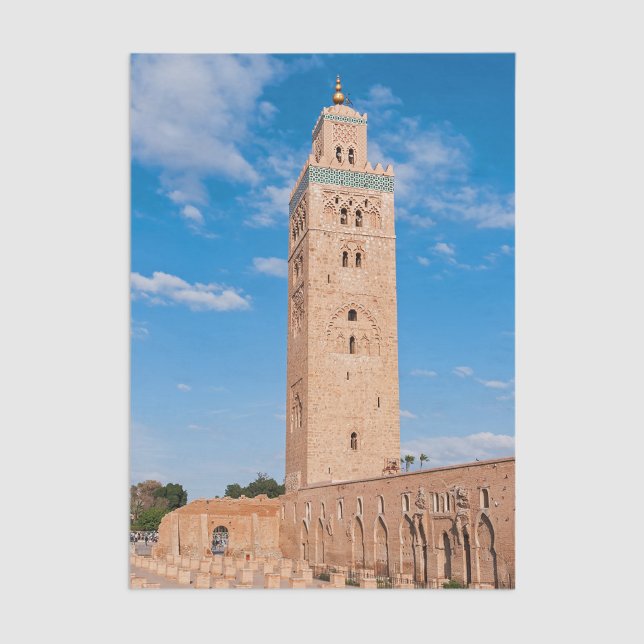 Koutoubia-Moschee - Marrakesch, Marokko Seidenpapier (Von Creator hochgeladen)