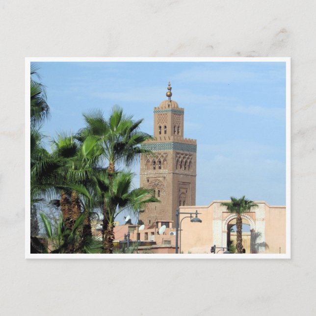 Koutoubia-Moschee Postkarte (Vorderseite)