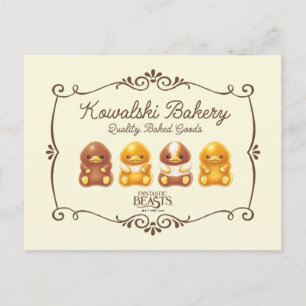 Kowalski Bäckerei - Baby Nifflers Postkarte