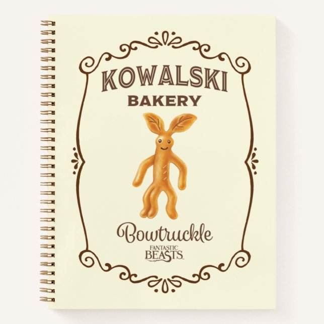 Kowalski Bäckerei - Bowtruckle Notizbuch (Vorderseite)