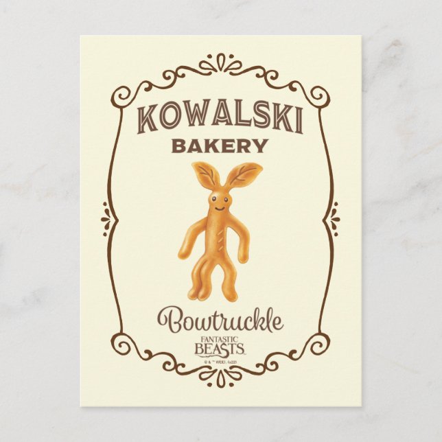 Kowalski Bäckerei - Bowtruckle Postkarte (Vorderseite)