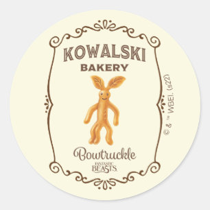 Kowalski Bäckerei - Bowtruckle Runder Aufkleber