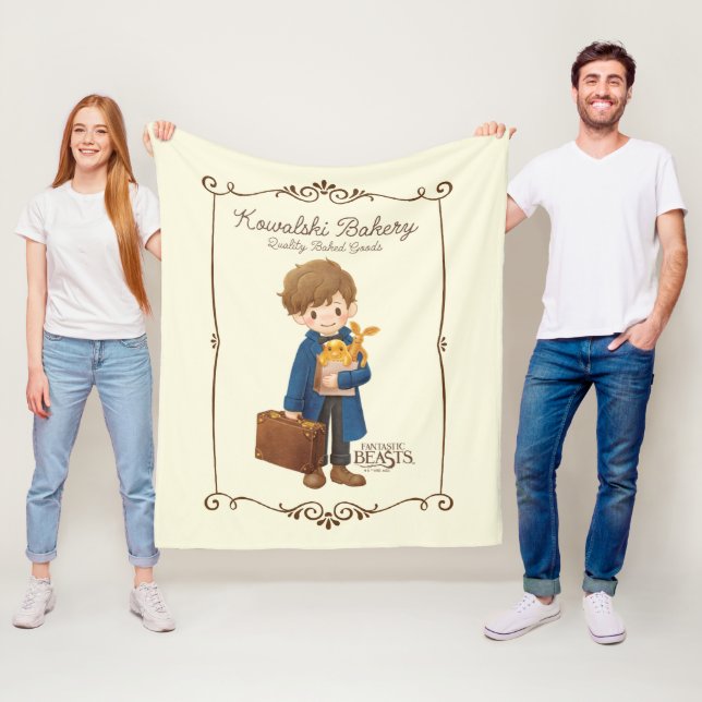 Kowalski Bäckerei - Newt Scamander Fleecedecke (Beispiel)
