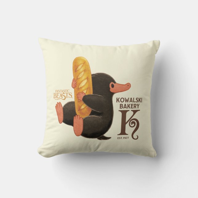 Kowalski Bäckerei - Niffler mit Brot Kissen (Vorderseite)
