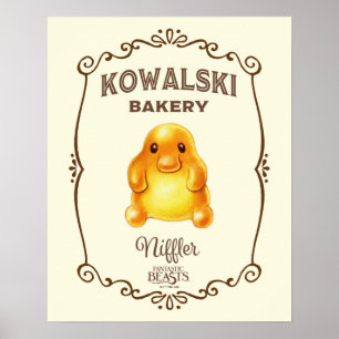 Kowalski Bäckerei - Niffler Poster