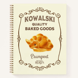 Kowalski Bäckerei - Prachtvoll Notizbuch