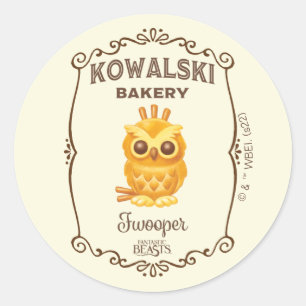 Kowalski Bakery Fwooper Runder Aufkleber