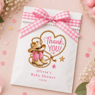 Kowgirl-Babyparty-Mitgebs-Tasche Geschenktütchen