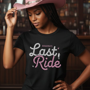 Kowgirl-Junggesellinnen-Abschiedsparty Letzter Rit T-Shirt