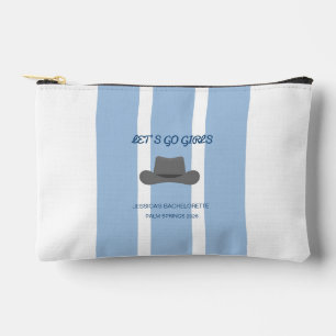 Kowgirl-Junggesellinnenabschied-Papierplatten Zubehörtasche