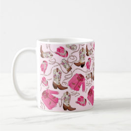 Kowgirl-Musterstil Kaffeetasse