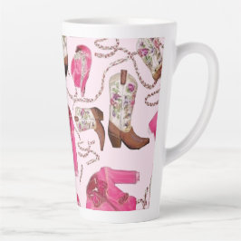 Kowgirl-Musterstil Milchtasse