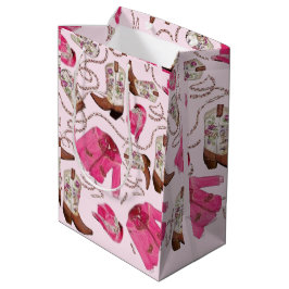 Kowgirl-Musterstil Mittlere Geschenktüte