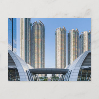 Kowloon-Stations-Gewerkschafts-Quadrat, Hong Kong Postkarte