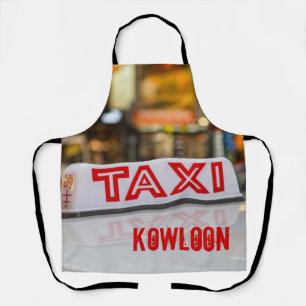 Kowloon Taxi in Urban Hongkong Schürze