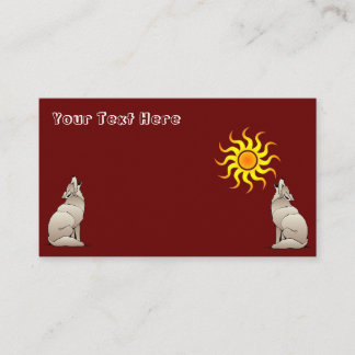 KOYOTEN, DIE EINEN SÜDWESTLICHEN SONNENSPUNKT LEBE VISITENKARTE