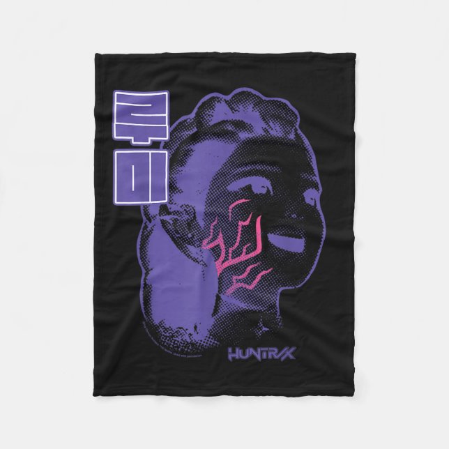 Kp Demon Hunters Halloween Huntrix Rumi Demon Mark Fleecedecke (Vorderseite)