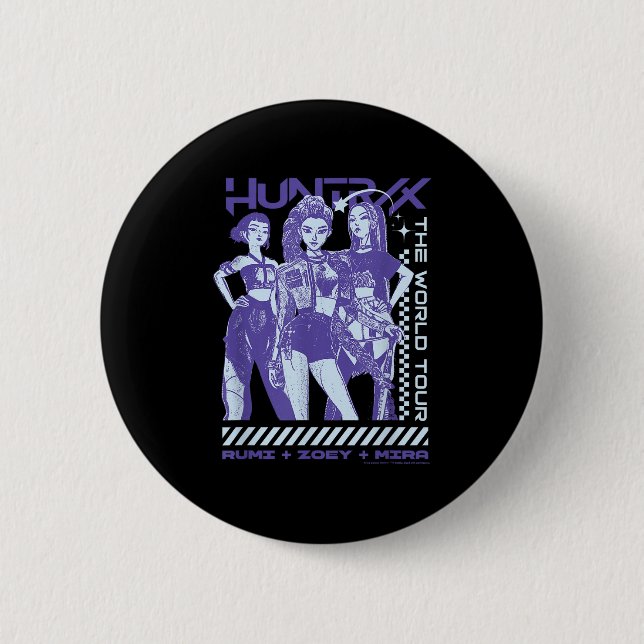 Kp Demon Hunters Halloween Huntrix The World Tour  Button (Vorderseite)