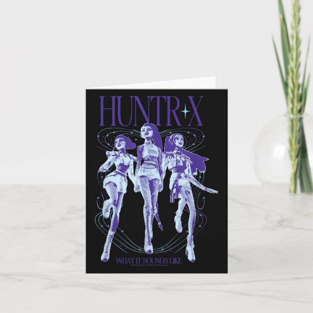 Kp Demon Hunters Halloween Huntrix What It Sounds  Karte (Vorderseite)