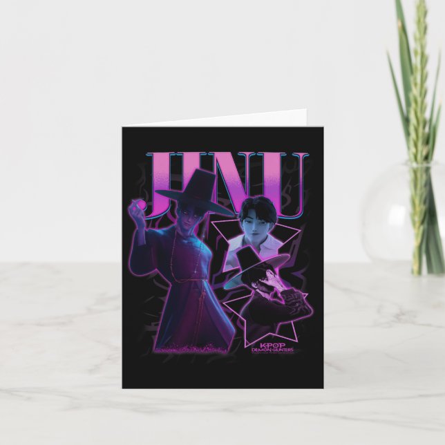 Kp Demon Hunters Halloween Jinu Showcase Y2k Style Karte (Vorderseite)