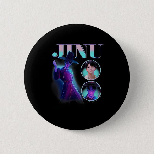 Kp Demon Hunters Halloween Jinu Y2k Style Showcase Button (Vorderseite)