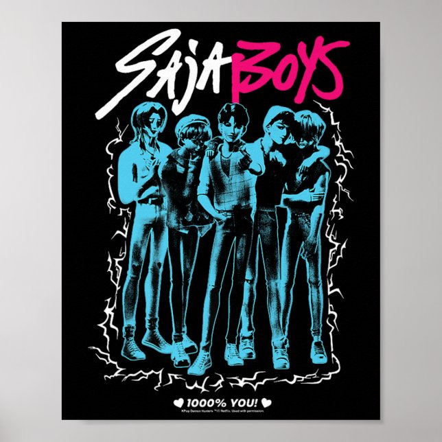 Kp Demon Hunters Halloween Saja Boys 1000% You! St Poster (Vorne)