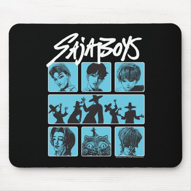 Kp Demon Hunters Halloween Saja Boys Demon Group S Mousepad (Vorne)