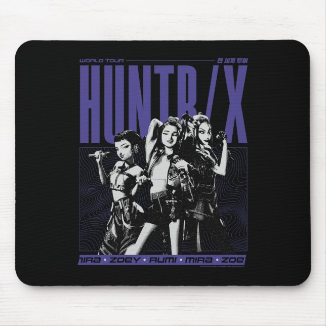 Kp Demon Hunters Halloween World Tour Huntrix Ster Mousepad (Vorne)
