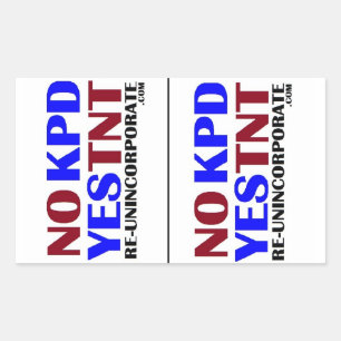 KPD Yes TNT LG Rechteckiger Aufkleber