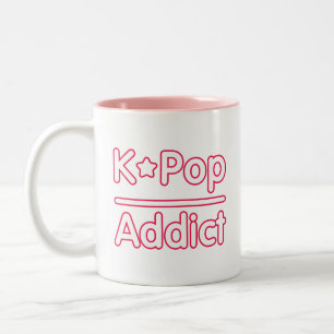 Kpop Addict Zweifarbige Tasse