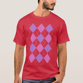 Kpop Baby Rosa Argyle-Muster für Mädchen Kinder Mä T-Shirt