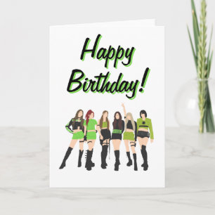 Kpop Birthday Karte